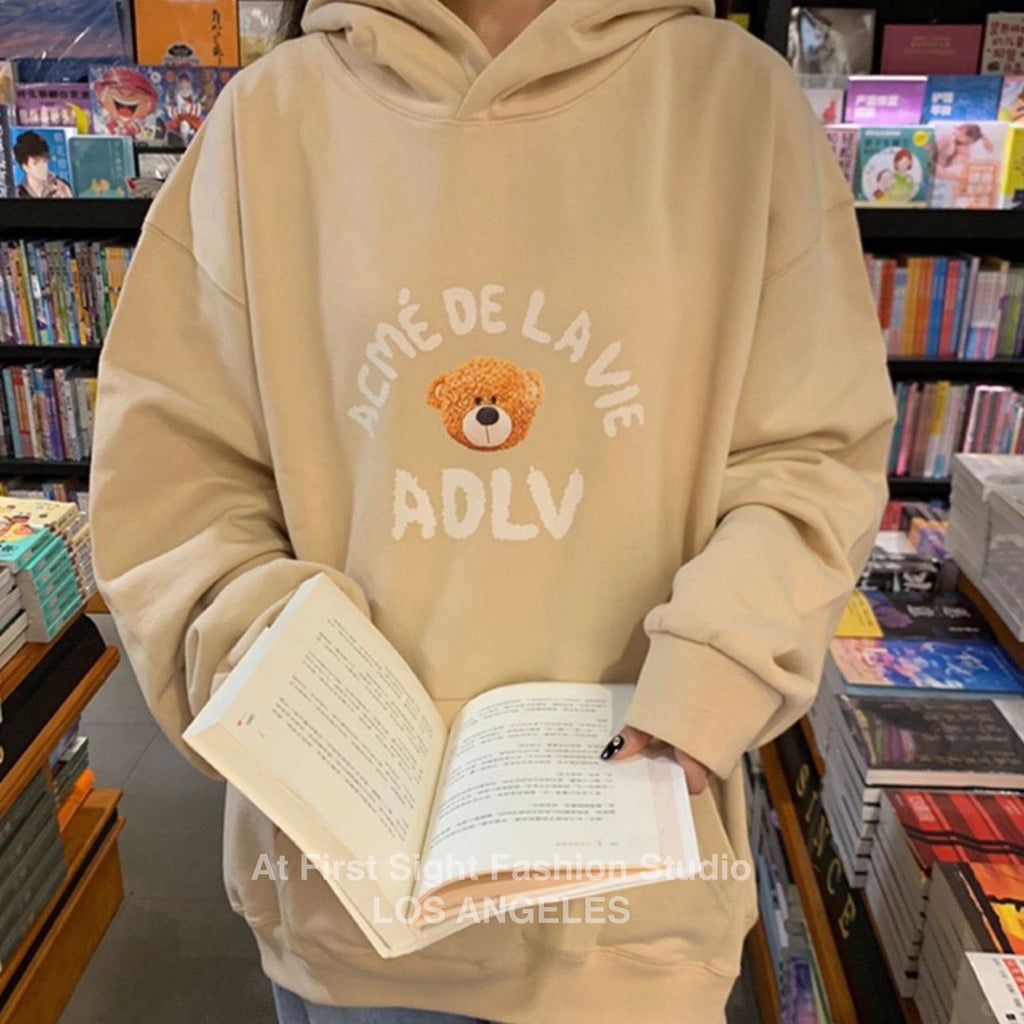 Adlv Teddy Bear Hoodie