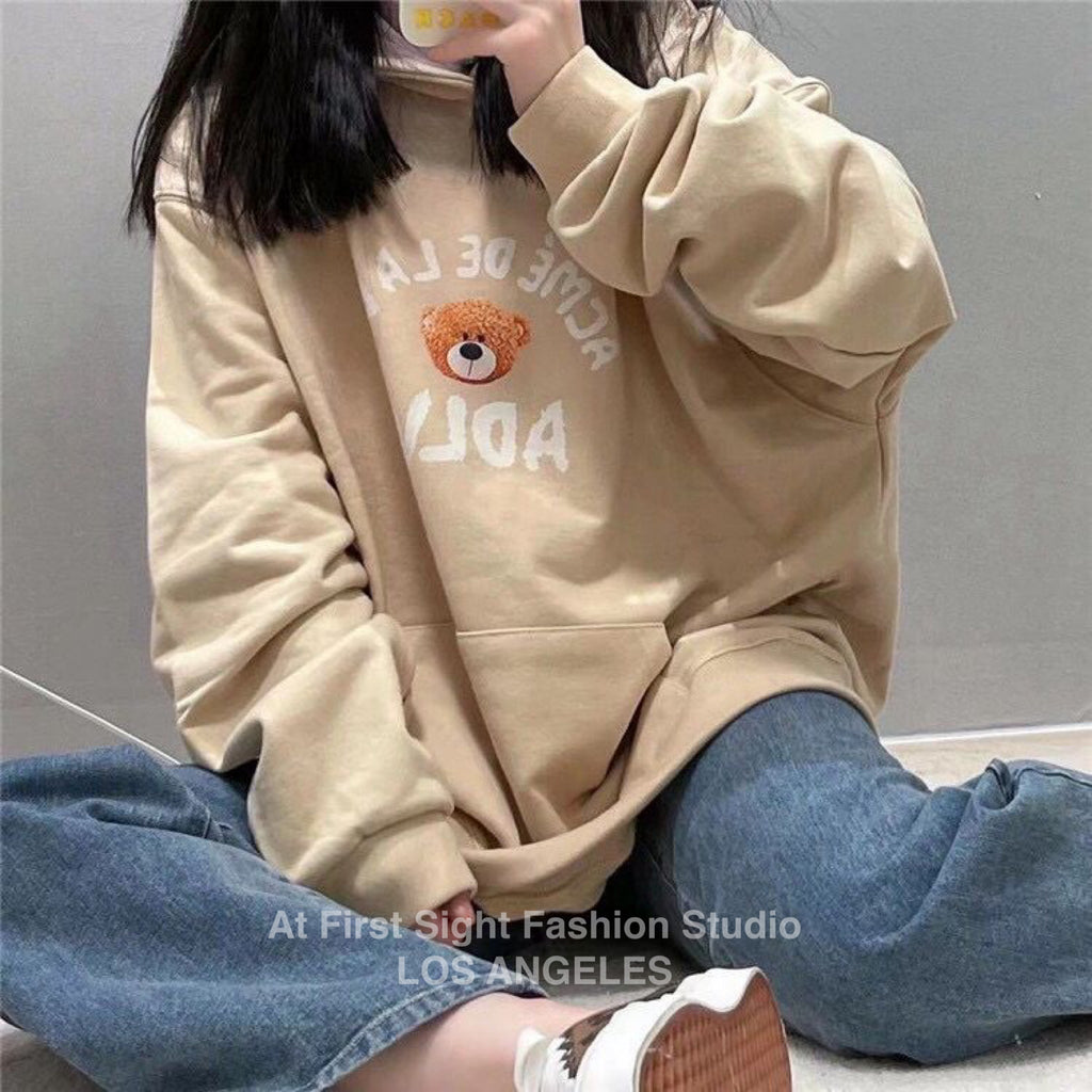 Adlv Teddy Bear Hoodie