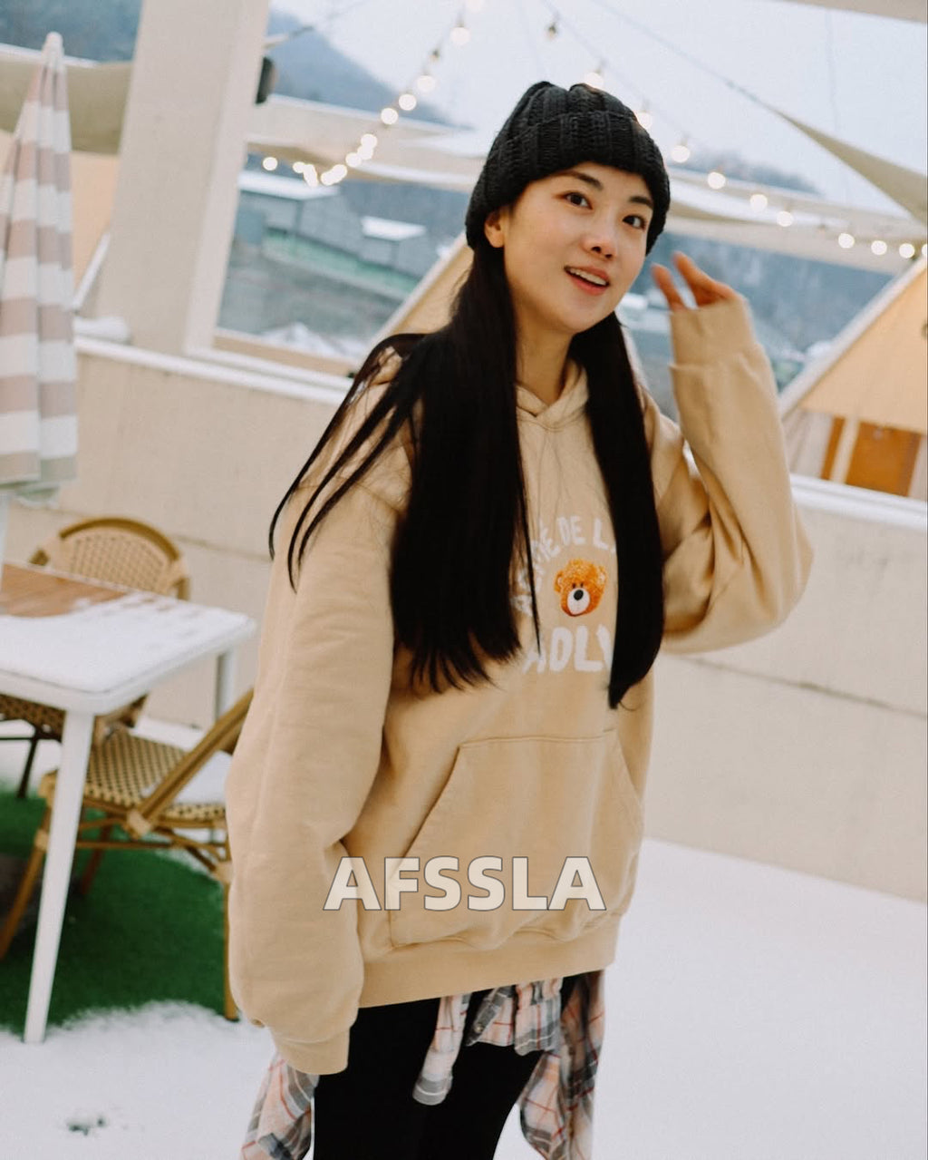 Adlv Teddy Bear Hoodie