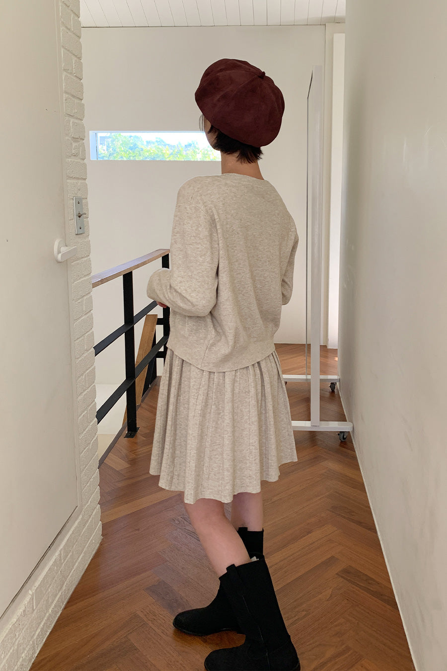 Nashi One Piece & Cardigan SET (2 colors)