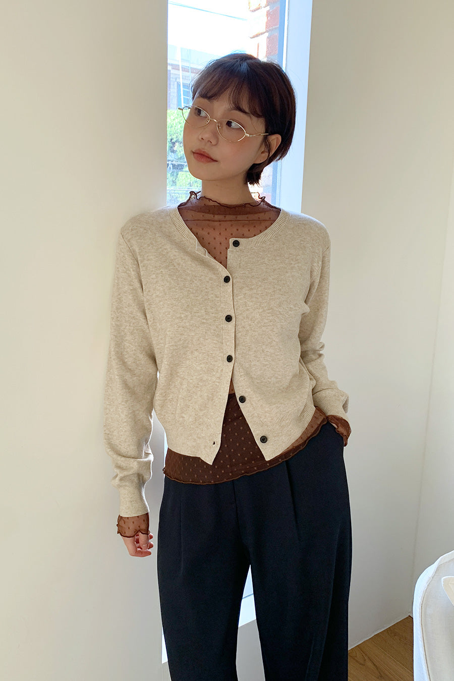 Nashi One Piece & Cardigan SET (2 colors)