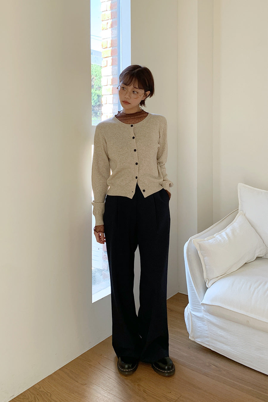 Nashi One Piece & Cardigan SET (2 colors)