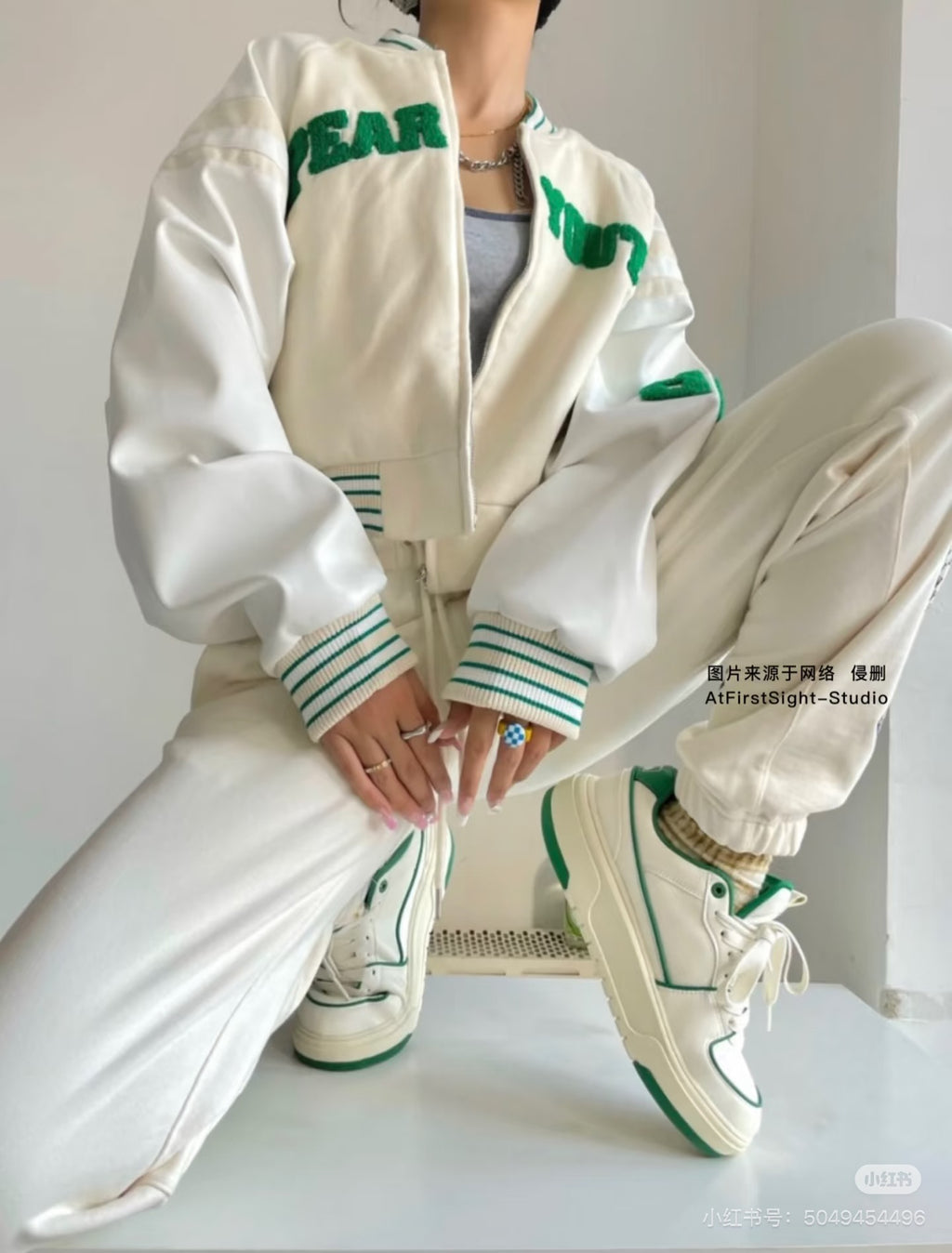 Korean-Style Green Sneakers